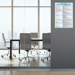 AFFICHAGE OBLIGATOIRE DU CODE DU TRAVAIL 450X630 MM EN PVC 1,5 MM