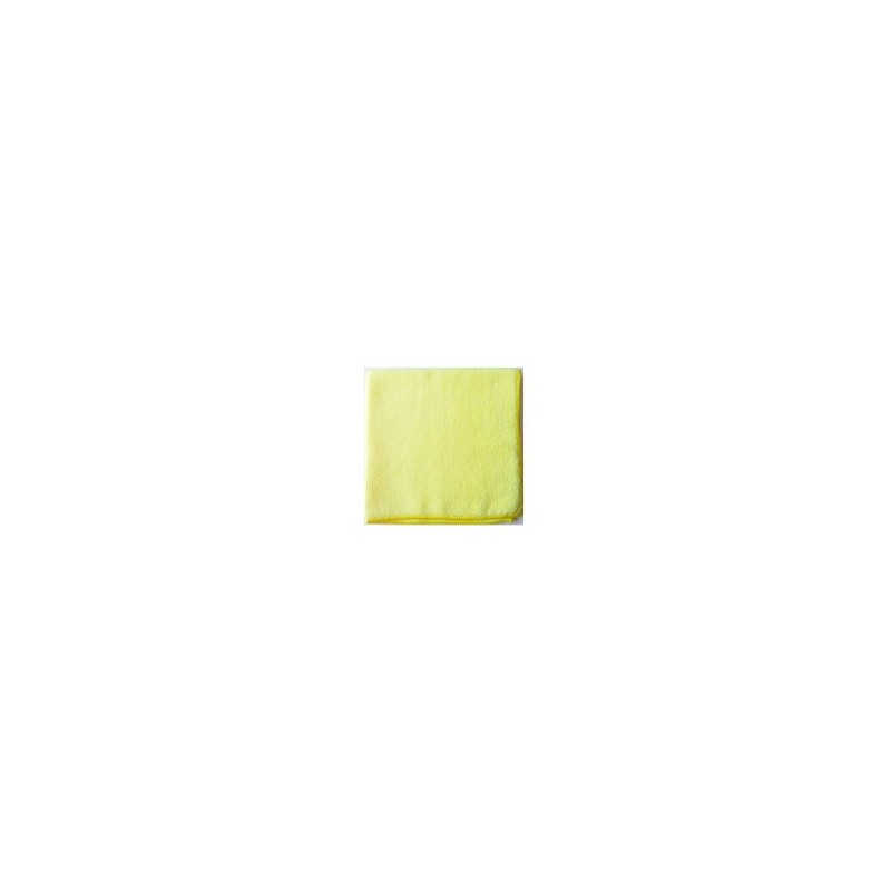 LAVETTE MICROFIBRE BOUCLEE 38X38 CM JAUNE X5