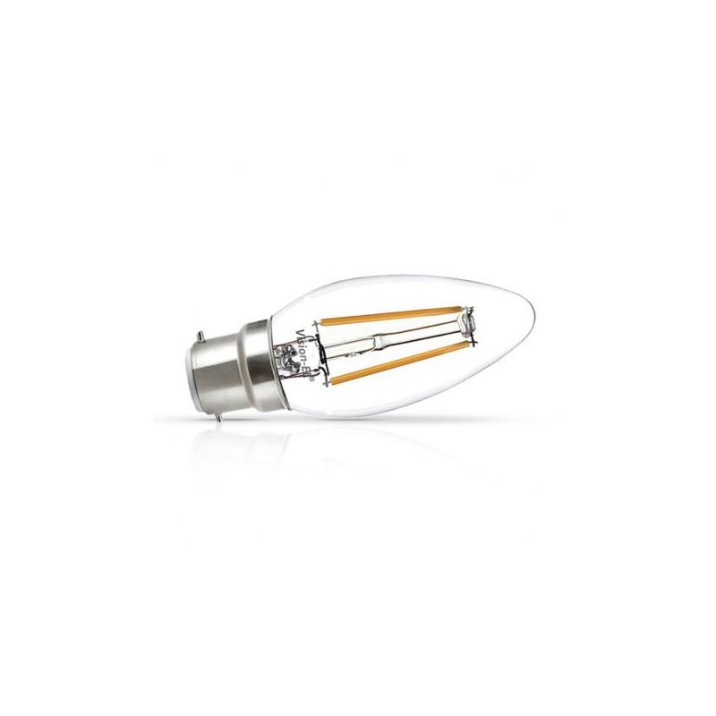 Ampoule LED B22 Filament Flamme 4W 2700K | remplace 40W