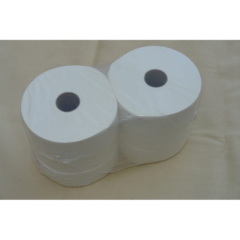 PAPIER TOILETTE MAXI JUMBO 300M TECHLINE BLC 2P ECOLABEL X6