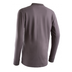 POLO MANCHES LONGUES GRIS