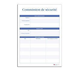 REGISTRE DE SECURITE INCENDIE