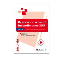 REGISTRE DE SECURITE INCENDIE