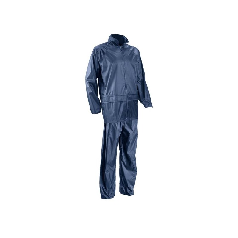 ENSEMBLE PLUIE PVC BLEU MARINE