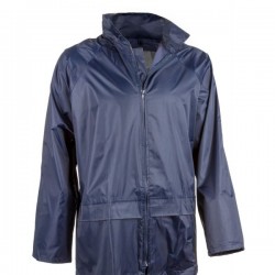 ENSEMBLE PLUIE PVC BLEU MARINE