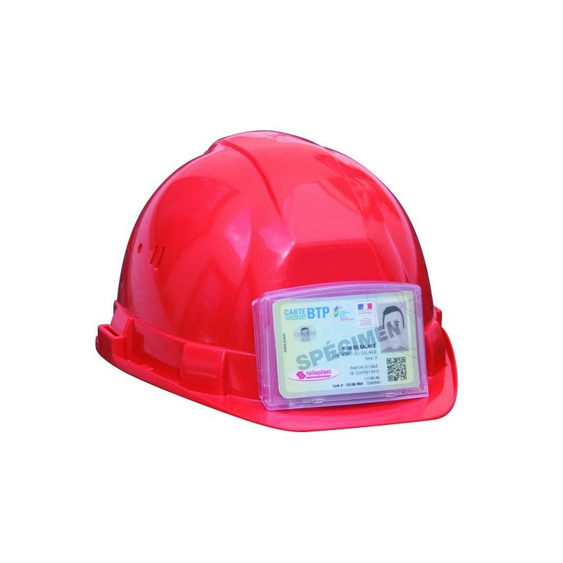 PORTE BADGE POUR CASQUE DE SECURITE